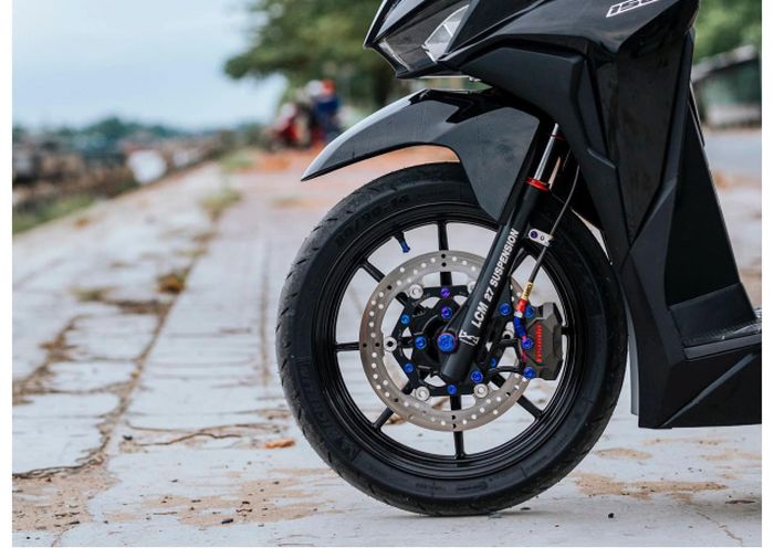 Kaki depannya dapat full upgrade