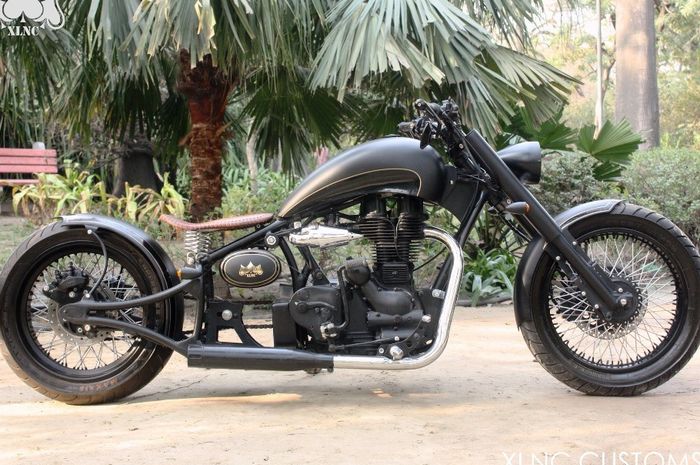 Royal Enfield Bullet Electra custom chopper dari XLNC Customs