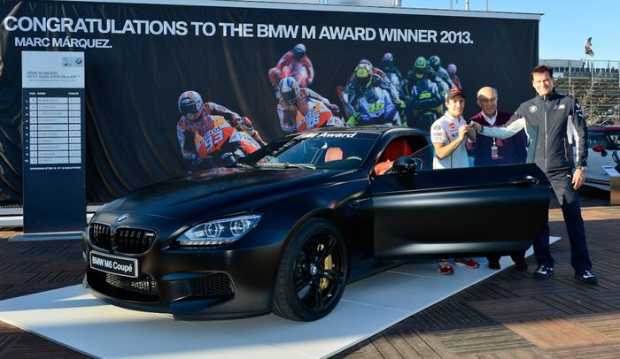BMW M6 Coupe jadi yang pertama diraih Marc Marquez dari ajang MotoGP pada 2013