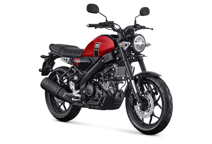 Yamaha XSR 155 warna Metallic Red Authentic