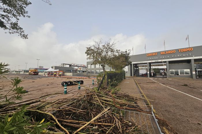 Sirkuit Ricardo Tormo kena musibah, MotoGP Valencia 2024 dibatalkan?