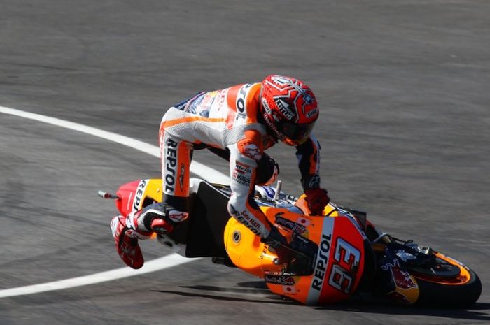 Marquez crash untuk ketahui batas limit