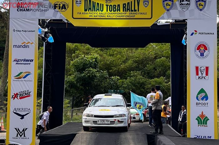 Mitsubishi Lancer CK-4 jadi tunggangan Shammie Zacky Baridwan di Kejurnas Rally Indonesia