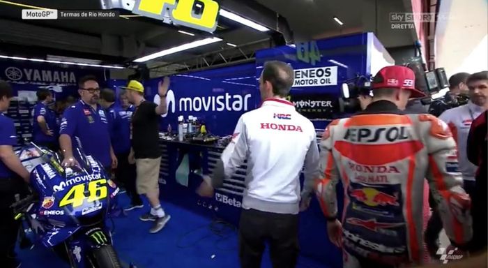 Marc Marquez untuk minta maaf tidak diterima oleh kubu Valentino Rossi