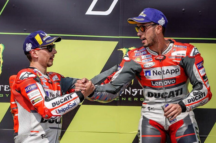 Jorge Lorenzo dan Andrea Dovizioso