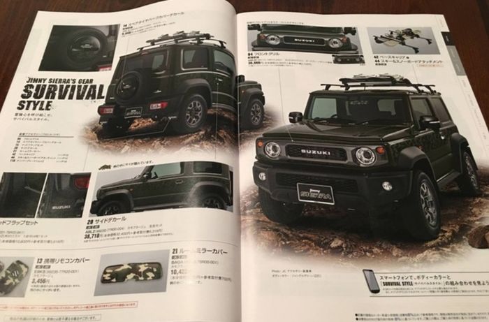 Katalog aksesori Suzuki Jimny baru