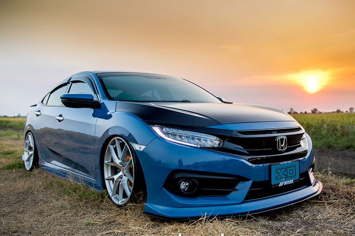 Modifikasi Honda Civic Tubro asal Thailand padukan gaya sporty dan elegan