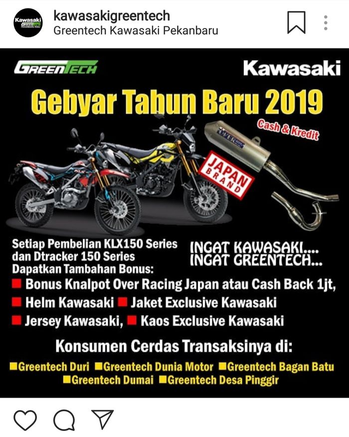 Promo Kawasaki Greentech