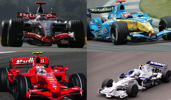 Berbagai model tanduk pernah diterapkan sejumlah tim pada mobil F1 miliknya