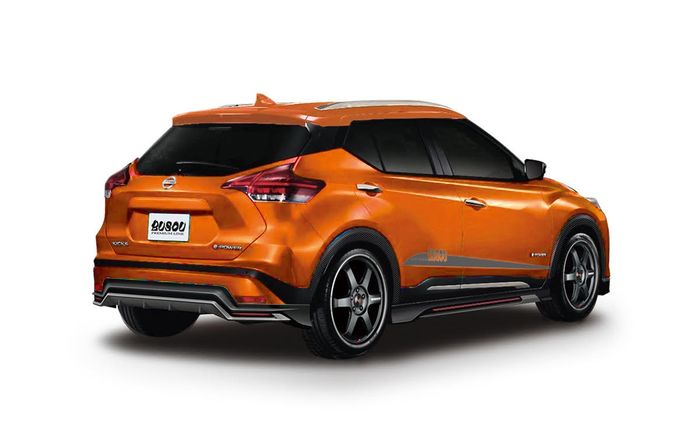 Modifikasi Nissan Kicks e-Power hasil garapan Creare Busou, Jepang