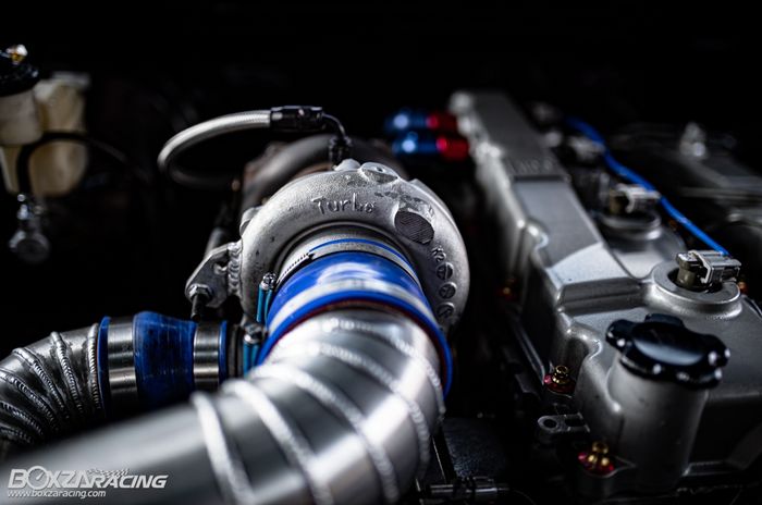 Mesin modifikasi Toyota Fortuner sudah upgrade turbo F55 V b