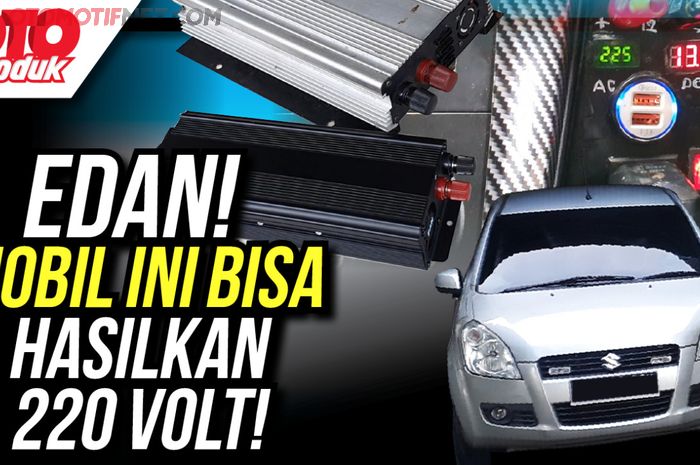 Ini dia Suzuki Splash yang bisa hasilkan tegangan yang sama dengan PLN