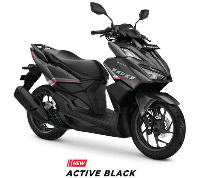 Warna Active Black di All New Vario 160 tipe CBS