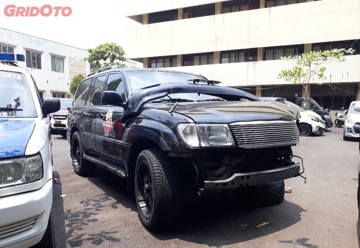 Mobil Marko Simic saat ini sedang berada di Subdit Bin Gakkum Polda Metro Jaya Pancoran