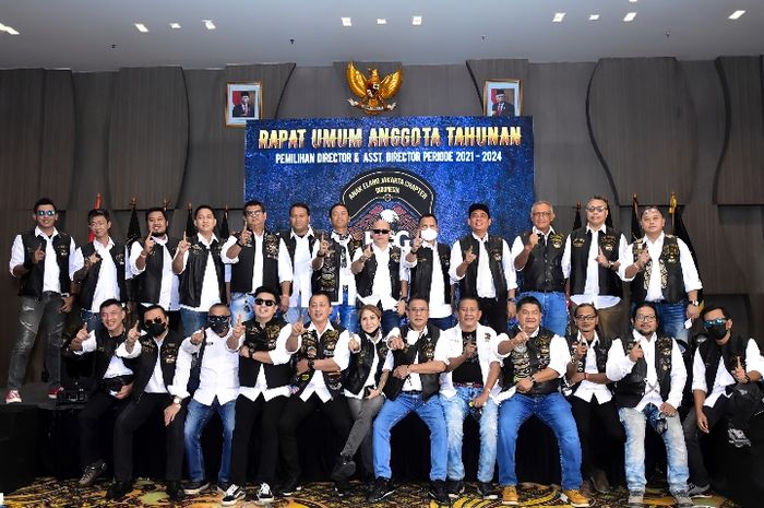 Rapat umum anggota tahunan Harley Owners Group Anak Elang Jakarta Chapter pertama kali