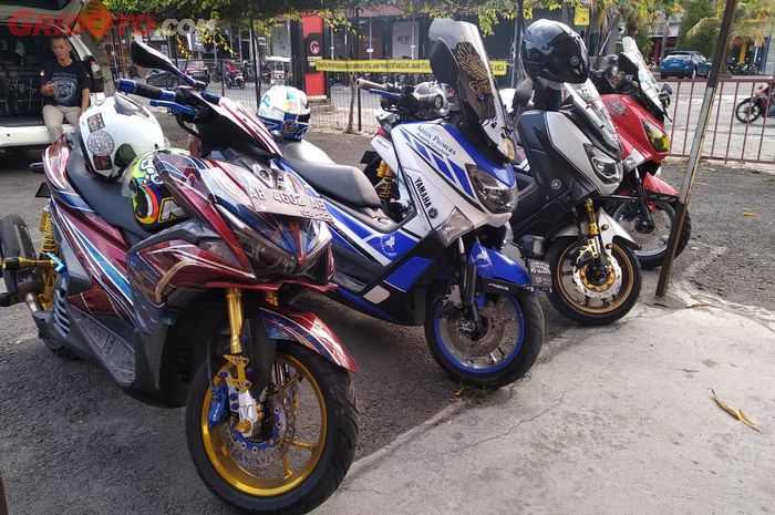 Motor modifikator dan komunitas pengguna MAXI Yamaha di Yogyakarta