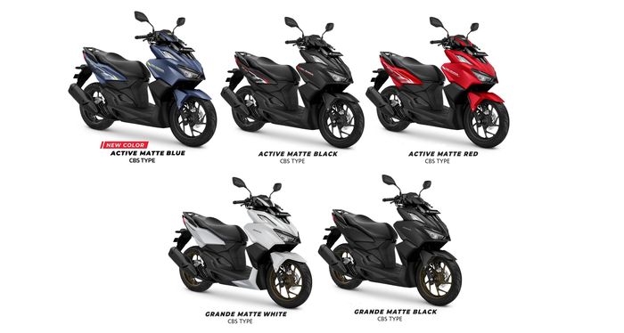 Seluruh pilihan warna Honda Vario 160 CBS