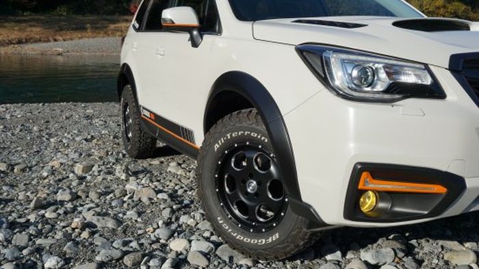 Modifikasi Subaru Forester pakai pelek BloodStock 1Piece MB ukuran 16 inci