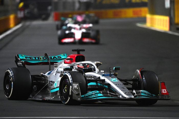 George Russell di balap F1 Arab Saudi 2022, yakin tim Mercedes bisa mendekati Red Bull dan Ferrari di balapan berikutnya
