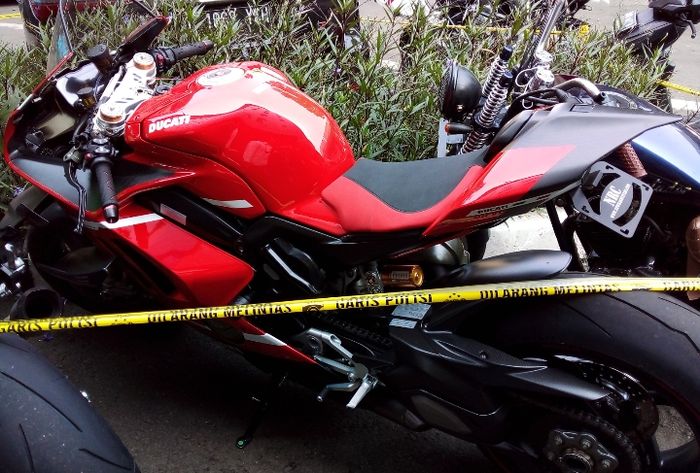 Ducati milik Doni Salamanan yang disita Bareskrim Polri