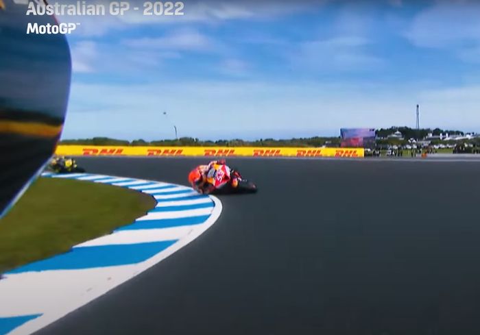 Marc Marquez melakukan penyelamatan gila di babak kualifikasi MotoGP Australia 2022