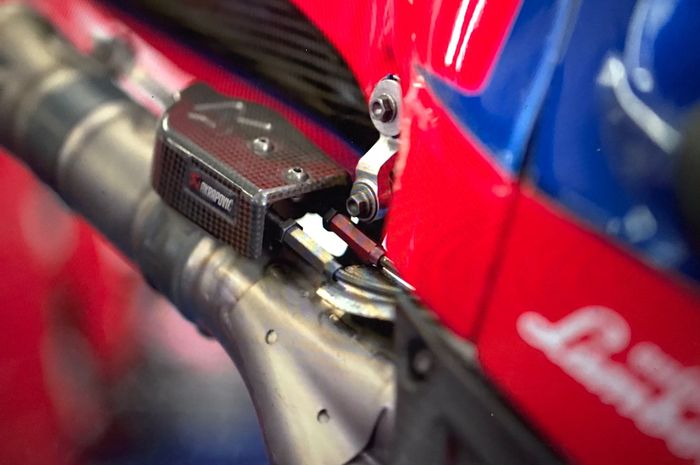 Sistem knalpot motor MotoGP modern di ternyata bantu pengereman 