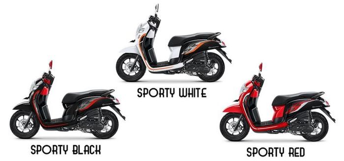 Pilihan warna Honda Scoopy di Indonesia