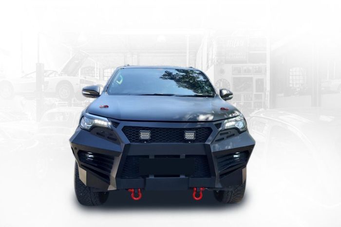 Toyota Fortuner VRZ ganti bumper model transformer