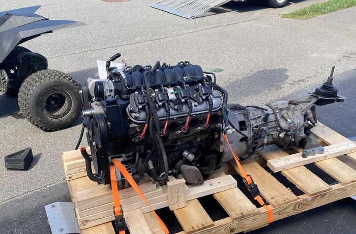 Mesin LS3 V8 6.200cc untuk Tesla Model S