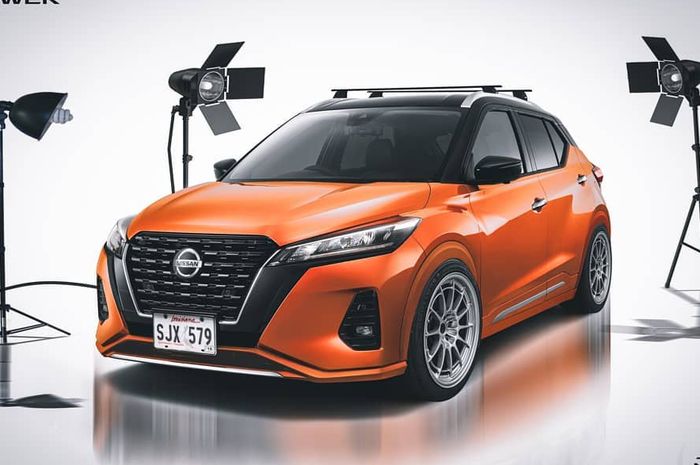 Modifikasi digital Nissan Kicks e-Power berkonsep daily