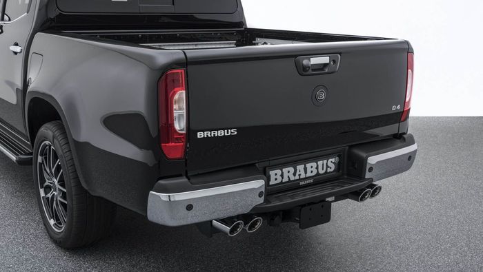 Tampilan belakang Mercedes X-Class garapan Brabus