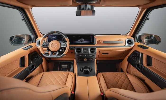 Tampilan kabin modifikasi Mercedes-AMG G63 garapan Schawe Car Design