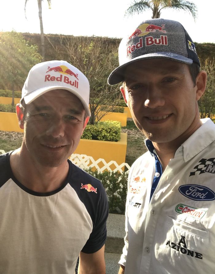 Sebastien Loeb (kiri) dan Sebastien Ogier, dua nama besar di arena reli kini bertemu kembali reli Meksiko 2018