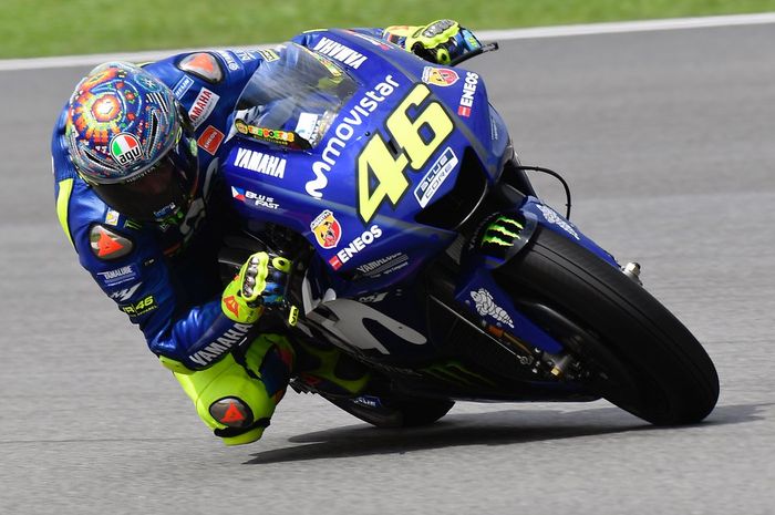Valentino Rossi di hari pertama tes Sepang (28/1/2018)