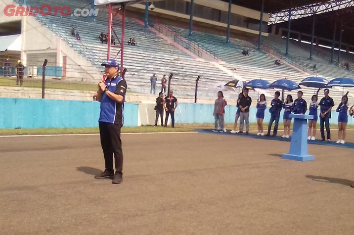 M. Abidin saat membuka Yamaha Endurance Festival 2018 di Sentul