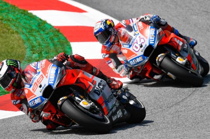 Andrea Dovizioso dan Jorge Lorenzo