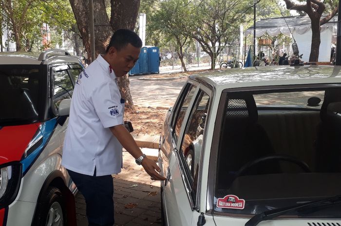 Ketua DPRD DKI Jakarta, Prasetyo Edi Marsudi di Otobursa Tumplek Blek 2019