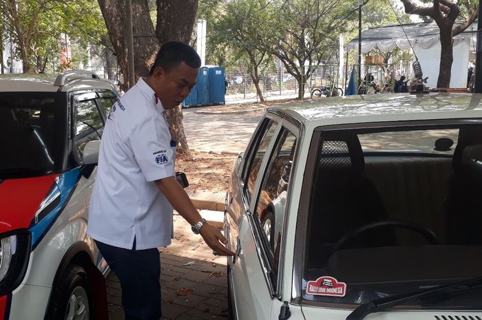 Ketua DPRD DKI Jakarta, Prasetyo Edi Marsudi di Otobursa Tumplek Blek 2019