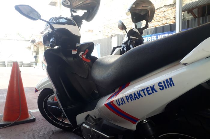 Motor yang digunakan untuk ujian pratik SIM