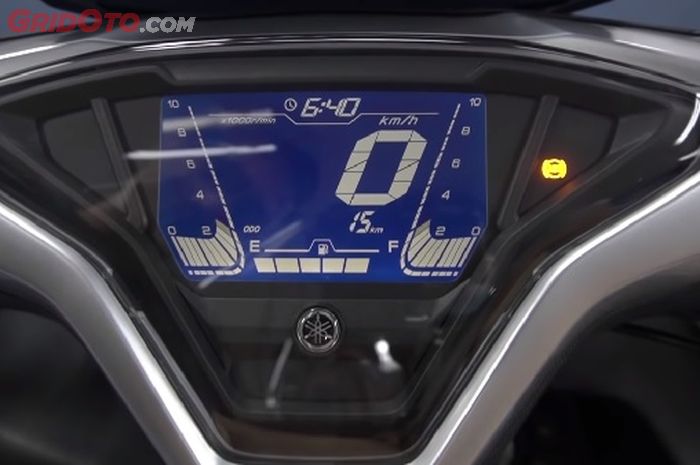 Tachometer Yamaha All New Aerox Connected kini ada dua