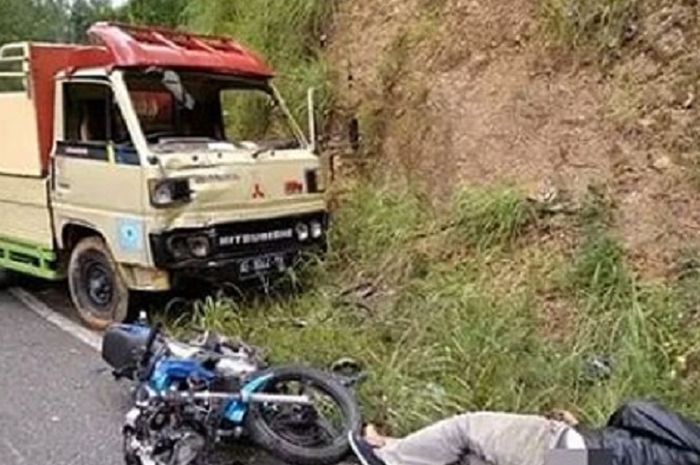 Kecelakaan akibat melalaikan marka jalan.