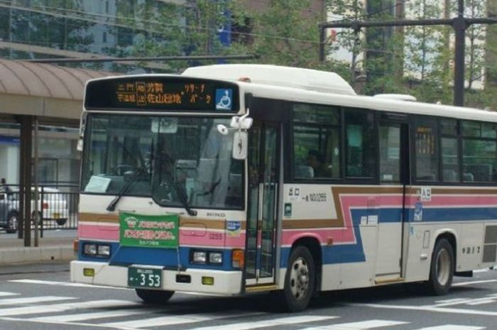 Bus di kota Okayama