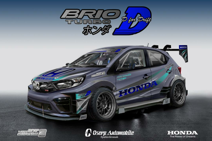 Honda Brio bertema drift buatan Muhammad Haekal Shafi jadi juara 1 Honda Brio V-Mod #3