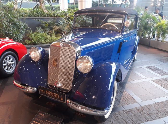 Mercedes-Benz B 170 Convertible tahun 1935 yang hadir di Concours d'Elegance Jakarta