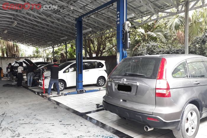 Ilustrasi bengkel Honda Clinic Pradana di Depok, Jawa Barat