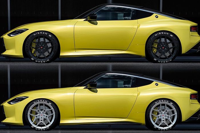 Modifikasi digital Nissan Z Proto hasil garapan Vossen
