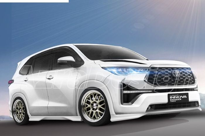 Digital modifikasi Toyota Innova Zenix tampil ganteng bergaya elegan