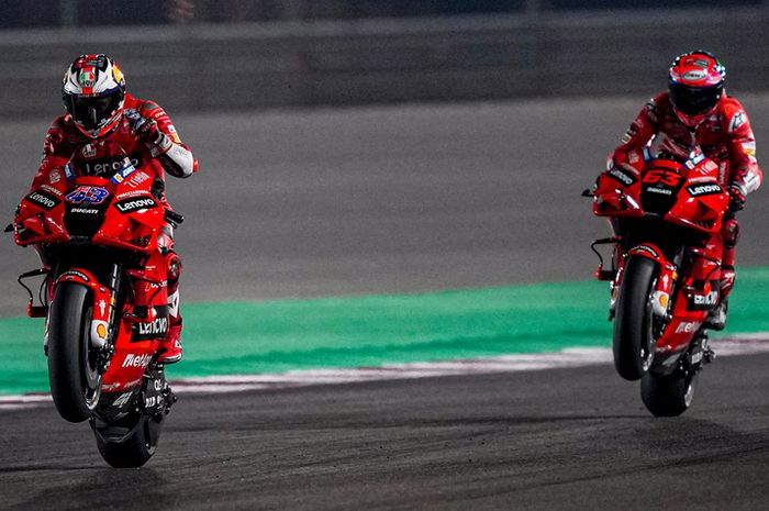 Jack Miller dan Francesco Bagnaia melakoni tes pramusim MotoGP di Qatar
