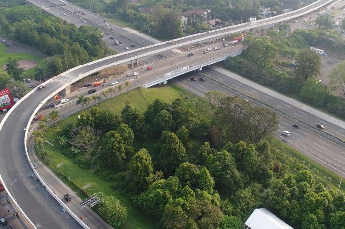Simpang susun Sentul Selatan memangkas waktu tempuh pengguna jalan dari Jakarta menuju Bogor
