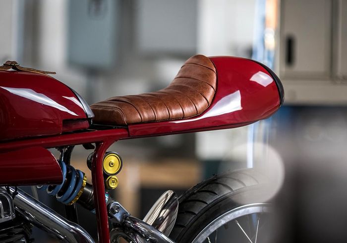 Bultaco Alpina custom cafe racer besutan Speed of Cheese Racing